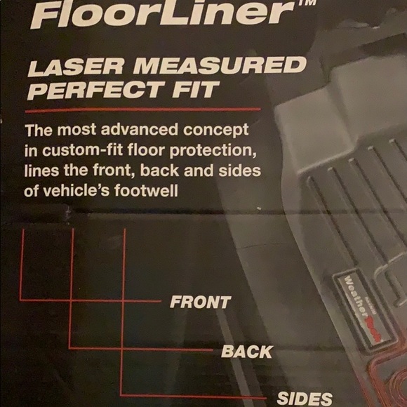NEW IN BOX WeatherTech Grey FloorLiner part#466071 - Picture 4 of 5